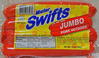 Mister Swifts Jumbo Pork Hotdogs (Red) Pampanga Brand Frozen Meats (Ships to CA ONLY)