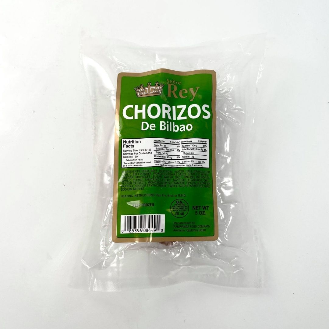 Senor Rey Chorizos De Bilbao Pampanga Brand Frozen Meats (Ships to CA ONLY)