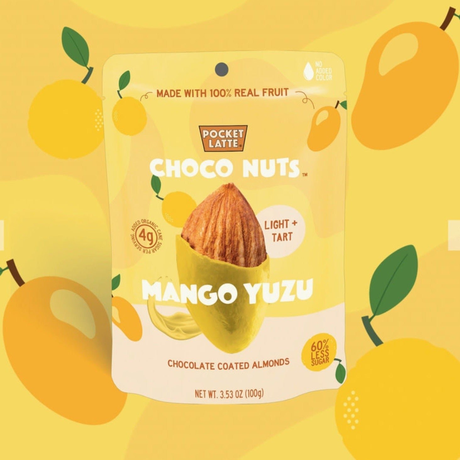 Pocket Latte Choco Nuts - Mango Yuzu