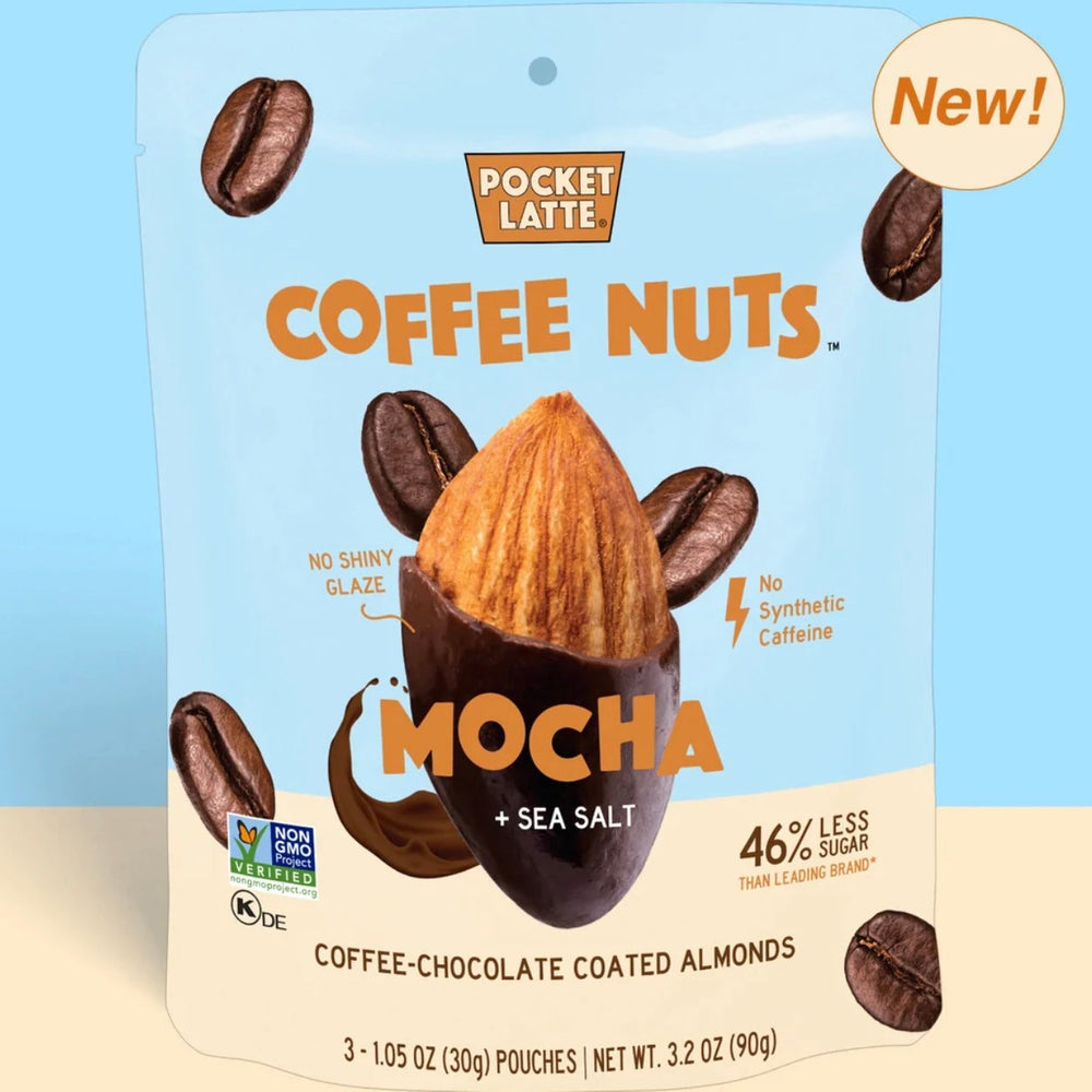 Pocket Latte Coffee Nuts - Mocha + Sea Salt