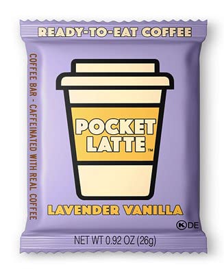 Pocket Latte Ready-To-Eat Coffee - Lavender Vanilla