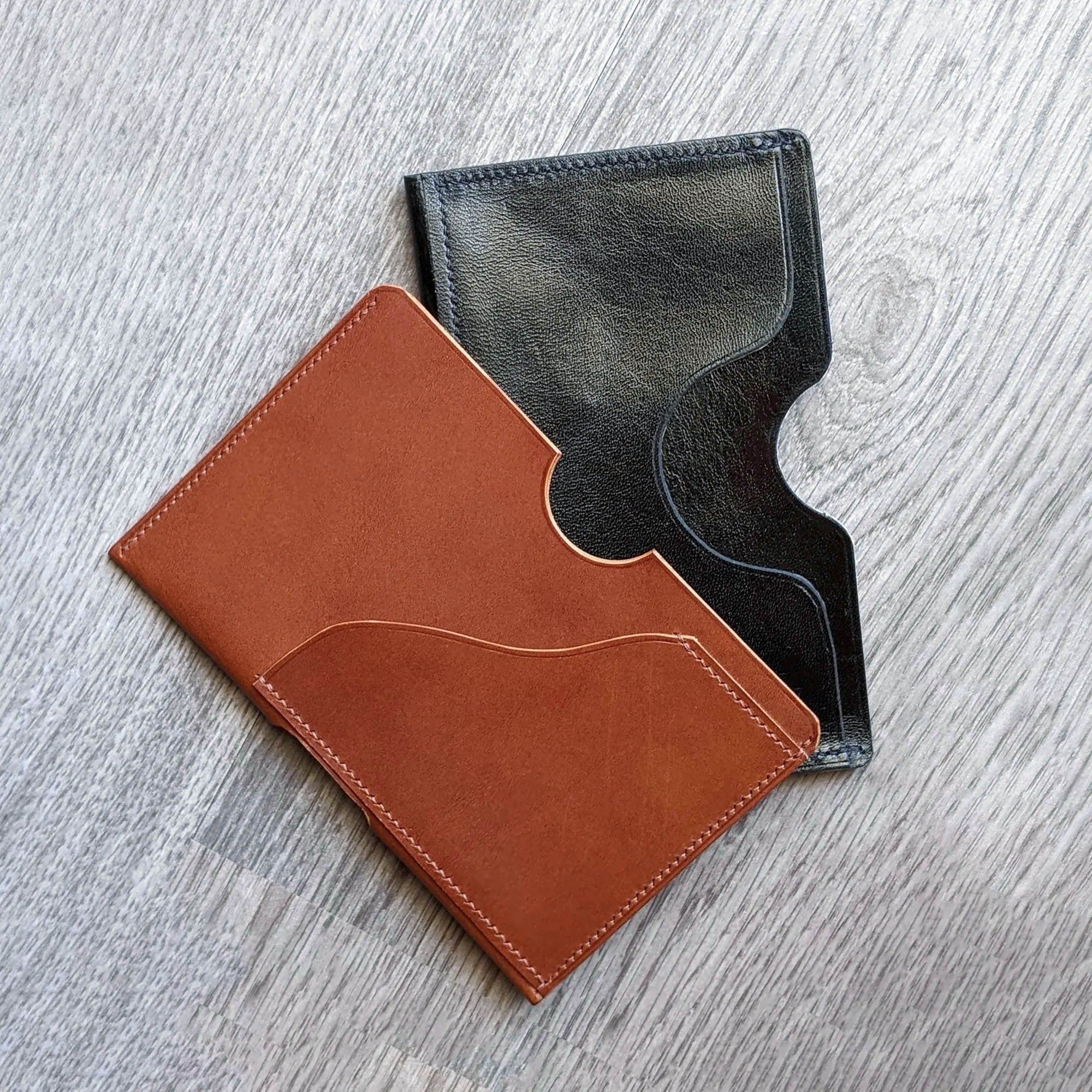 Italian Full Grain Leather Trifold Wallet for Men