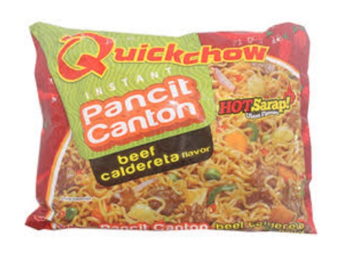 6-Pack Quickchow Pancit Canton Beef Caldereta, 6-Pack