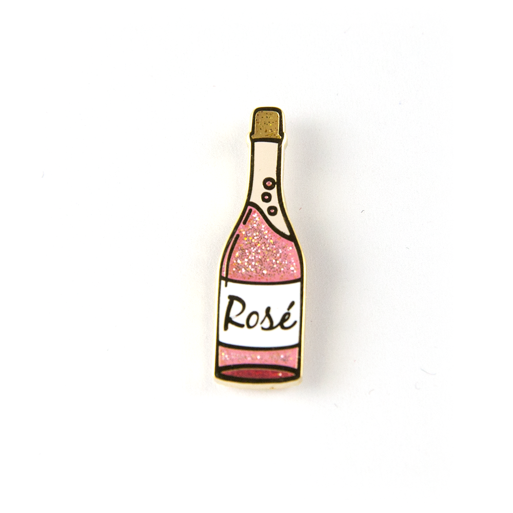 Rosé Bottle Pin