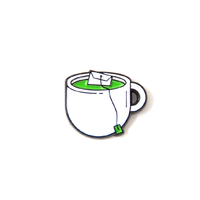 Green Tea Pin