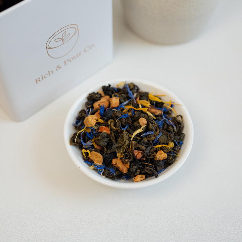 Rich & Pour Blueberry Pie - Blueberry Green Tea