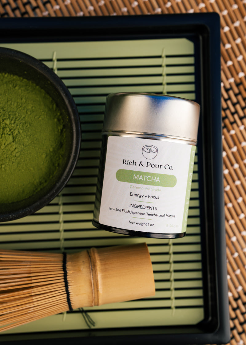 Rich & Pour Matcha Green Tea Powder