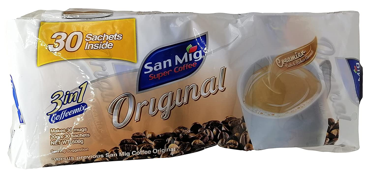 San Miguel Original Coffee 3-in-1, 30 sachets