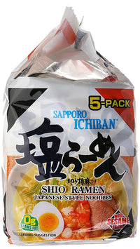 Sapporo Ichiban Shio Ramen (5-Pack)