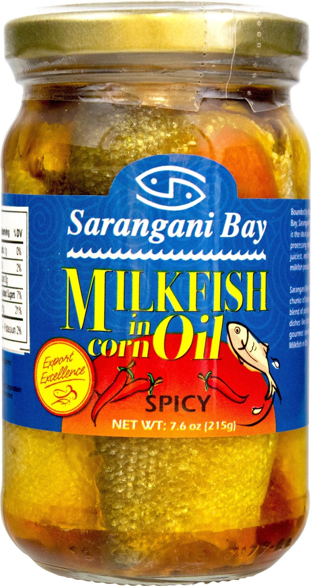 Sarangani Bay Milkfish in Oil - Spicy