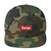 Sarap Red Logo Snapback Hat - Sarap Now