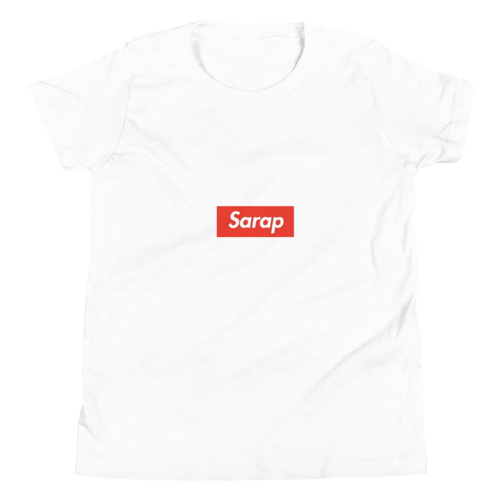 Youth Sarap Red Logo T-Shirt (White)