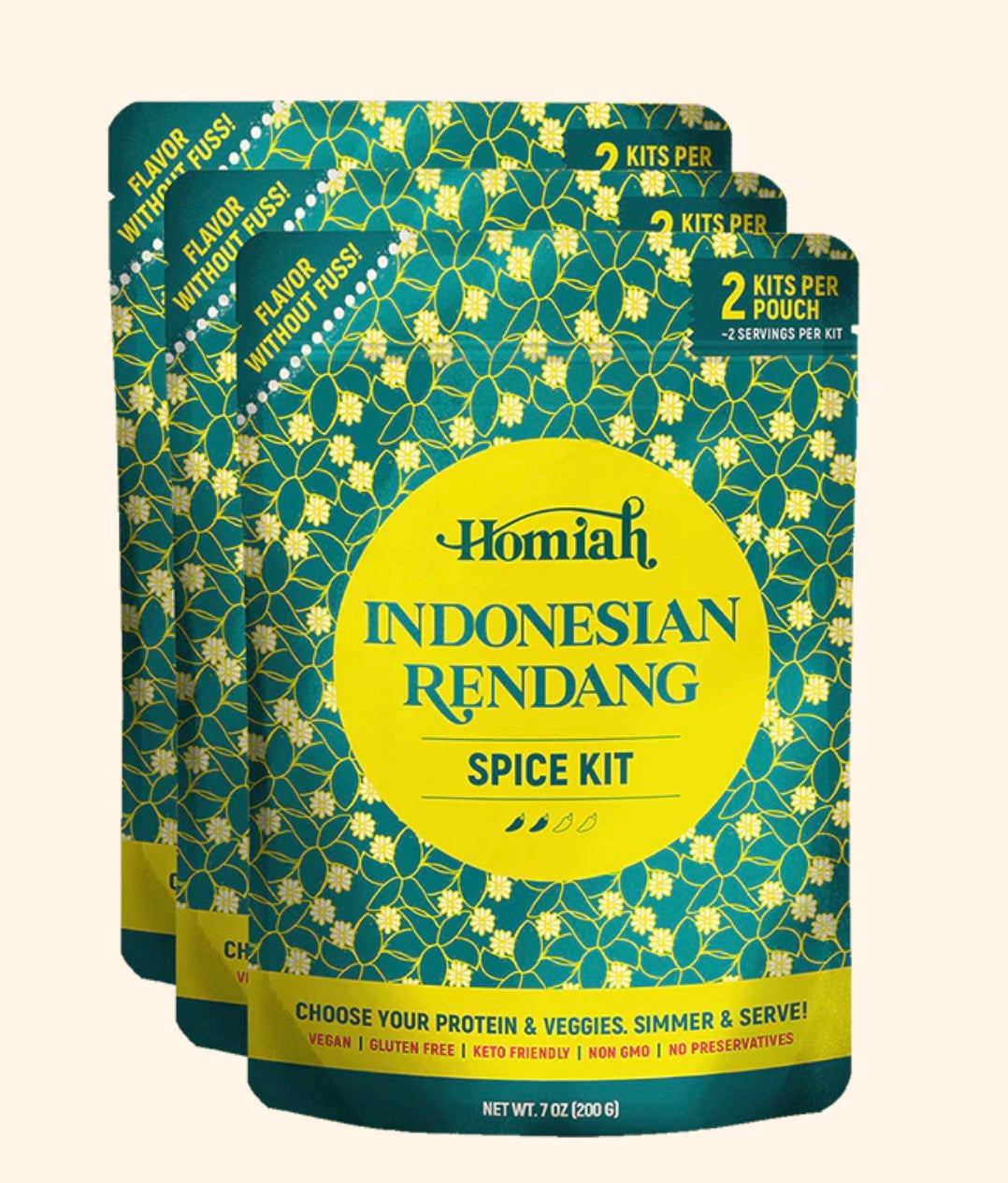 Homiah Indonesian Rendang Spice Kit