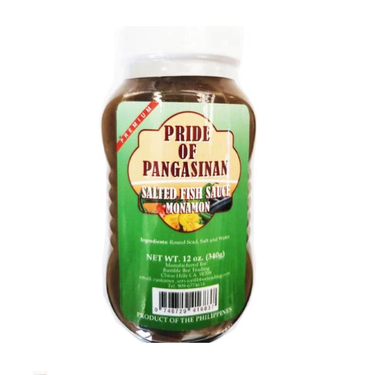 Pride of Pangasinan Salted Fish Sauce Monamon