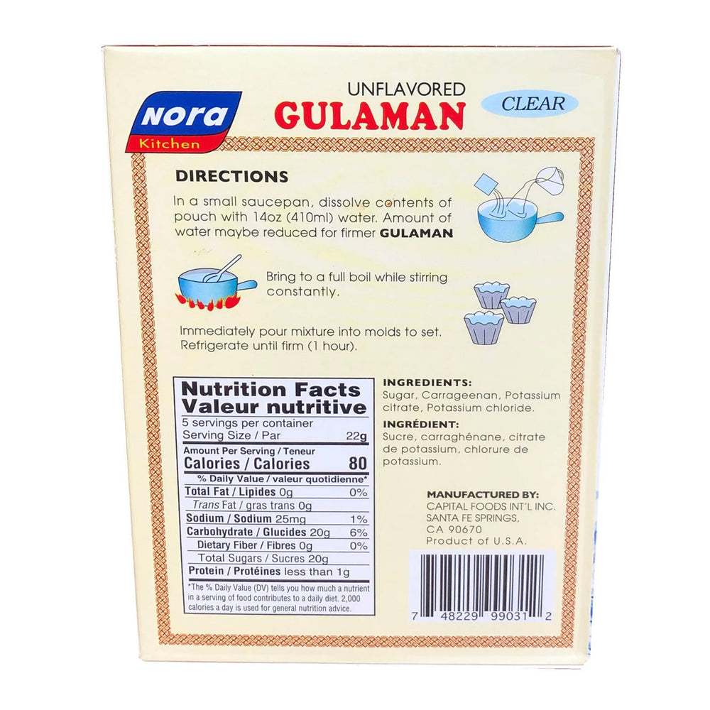Nora Kitchen Unflavored Gulaman - Clear