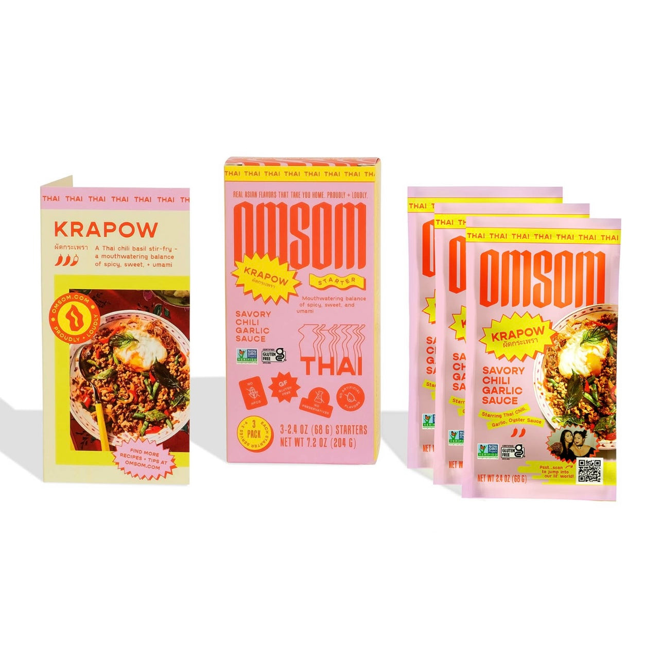 Omsom Thai Krapow Starter 3-Pack