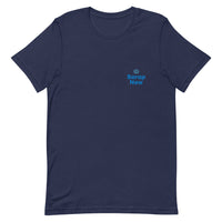 Navy / XS Sarap Now Sun Logo Short-Sleeve Unisex T-Shirt