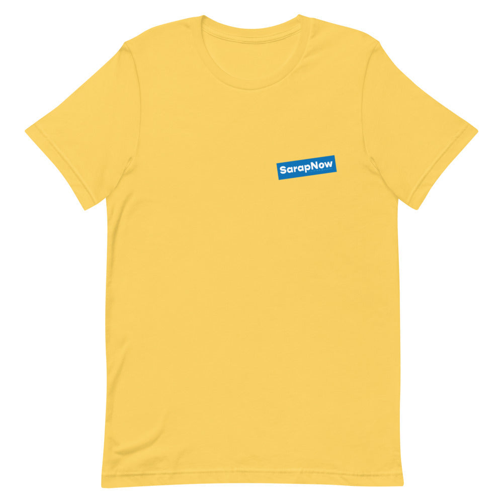 Yellow / S Sarap Now SNFM Corner Short-Sleeve Unisex T-Shirt