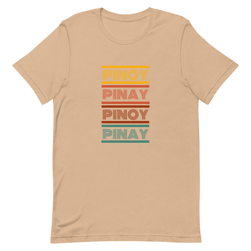Tan / S Retro Pinoy Pinay Unisex T-shirt