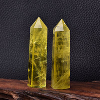 Citrine / 70-80mm Natural Energy Crystal Wand Point Tower 70-80mm