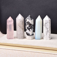 Natural Energy Crystal Wand Point Tower 70-80mm