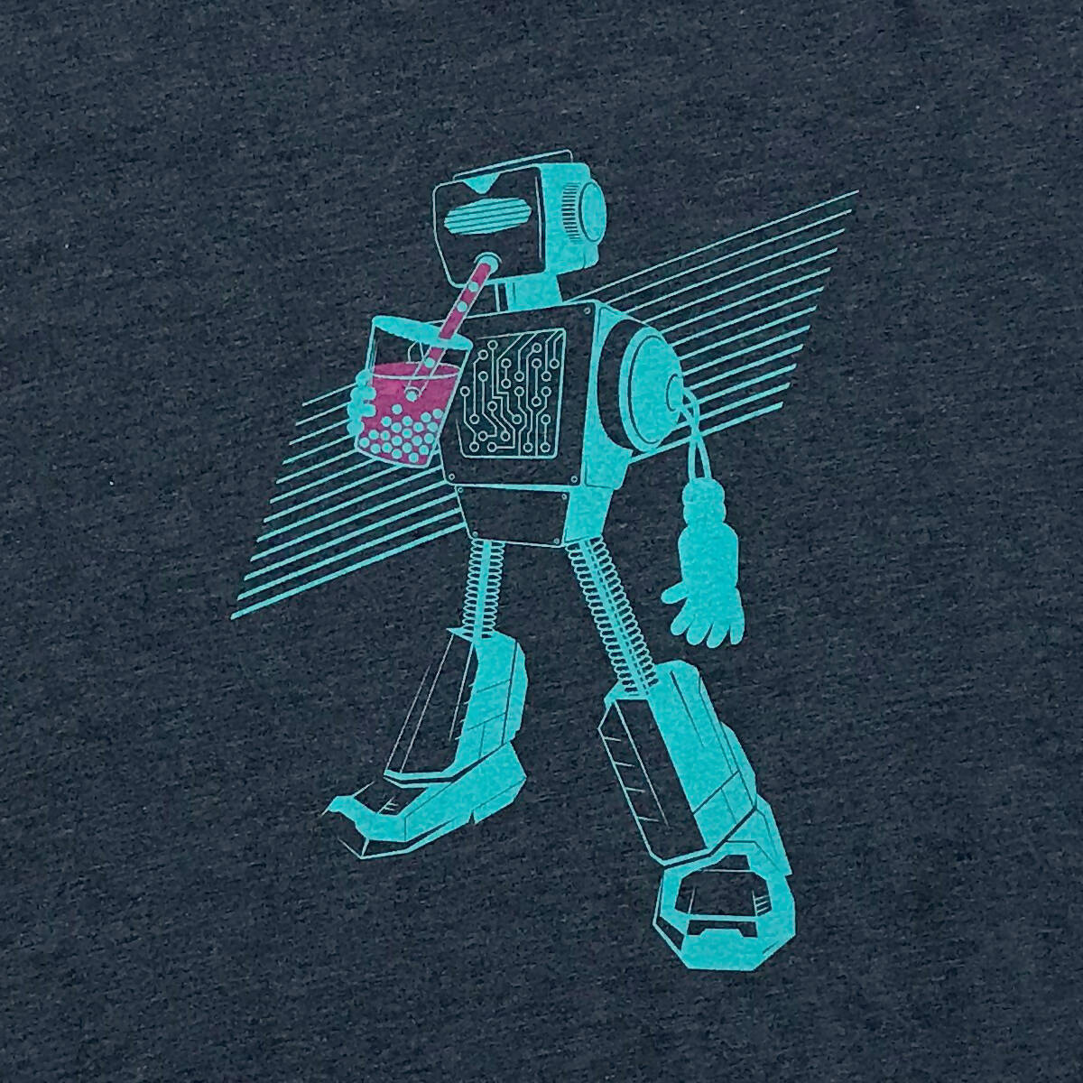 BOBA BOT - Boba Tea Robot Graphic T-shirt