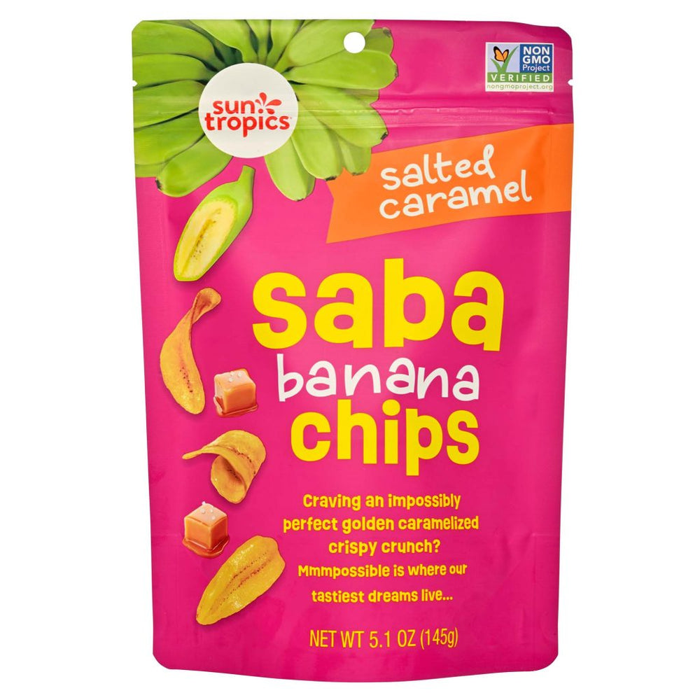 Sun Tropics Saba Banana Chips - Salted Caramel