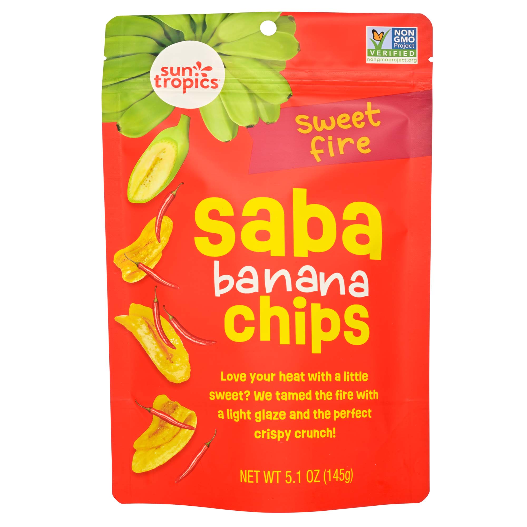 Sun Tropics Saba Banana Chips - Sweet Fire