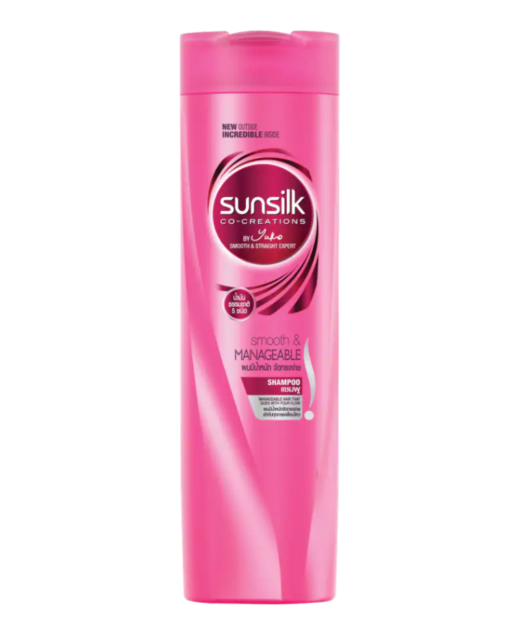 Sunsilk Shampoo - Smooth & Manageable (Pink)