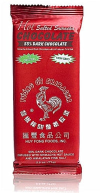 Tuong Ot Extra Hot Salted Sriracha 55% Dark Chocolate with Himalayan Pink Salt