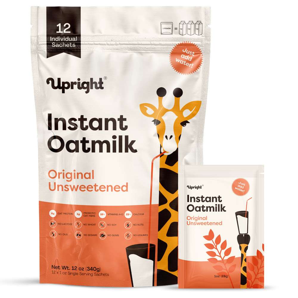 1 Pouch Upright High-Protein Instant Oatmilk - Original (12 Single Servings)