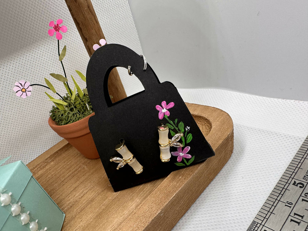 earring holder mini purse