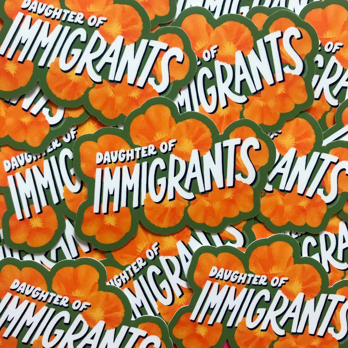 Daughter of Immigrants Sticker