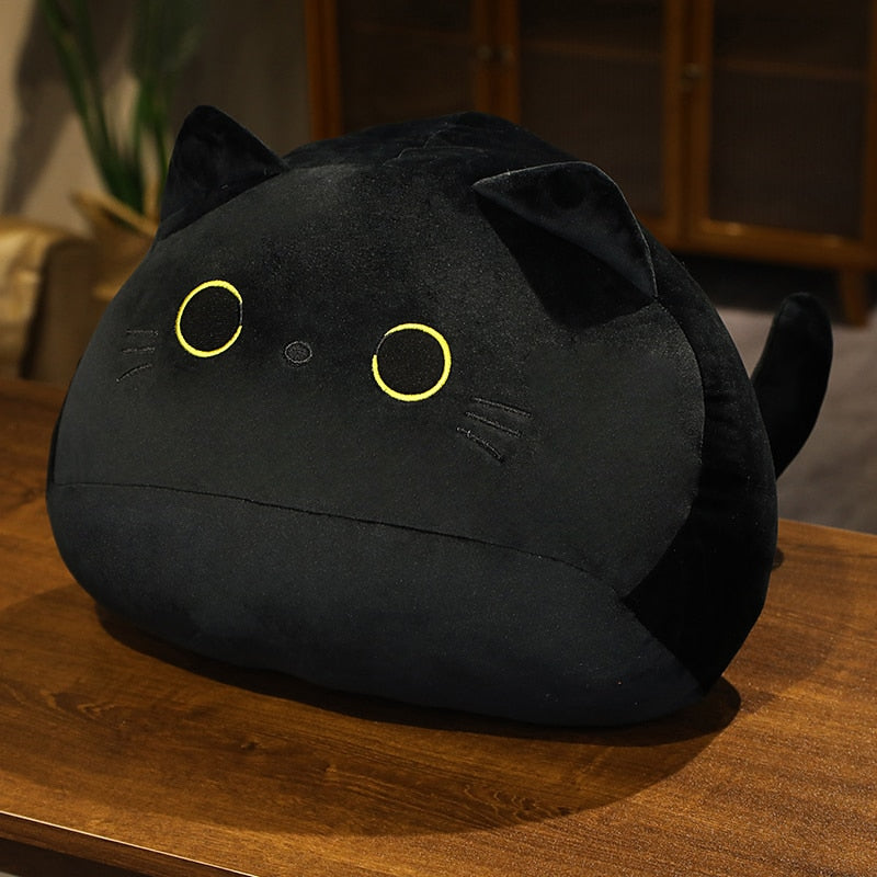 18cm black cat Cute Animal Plush Pillows