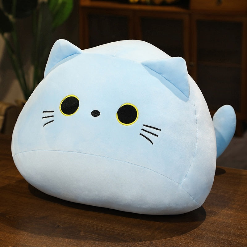 18cm blue cat Cute Animal Plush Pillows