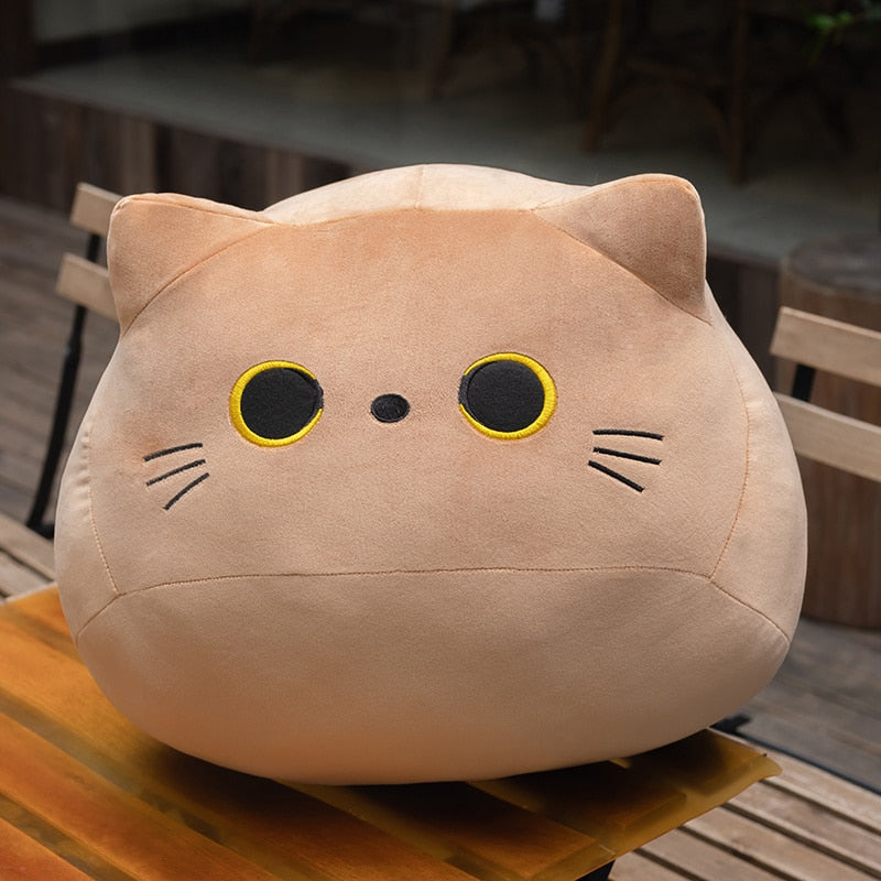 18cm brown cat Cute Animal Plush Pillows