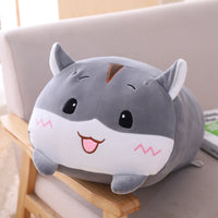 20cm grey hamster Cute Animal Plush Pillows