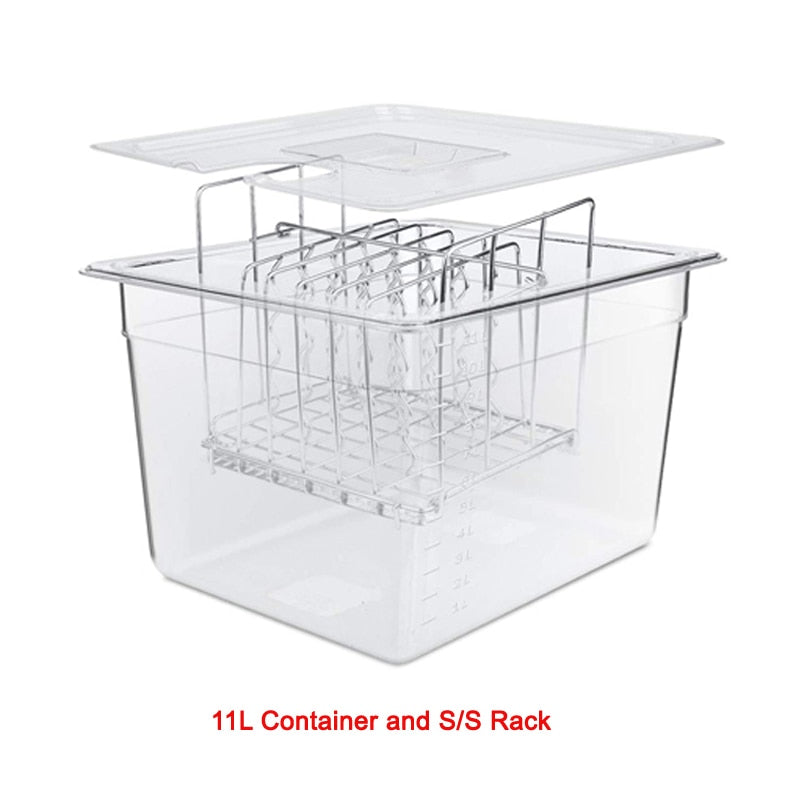 Rack and 11L Container / China Sous Vide Container and Stainless Steel Sous Vide Rack - 11L