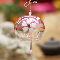 Sakura Style Glass Wind Chimes