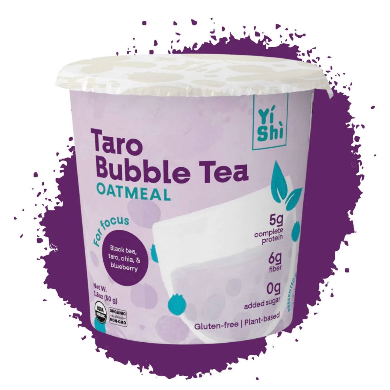 Yishi Foods Taro Bubble Tea Oatmeal